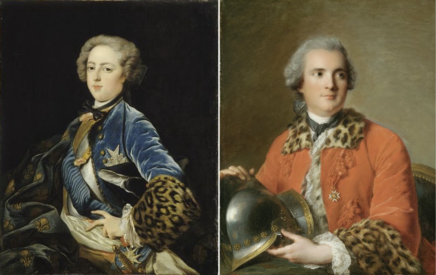 mode vestimentaire avec du léopard au 18ème siècle