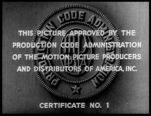 Tout premier certificat délivré par le code Hays pour le film "The World Moves On" (1934)