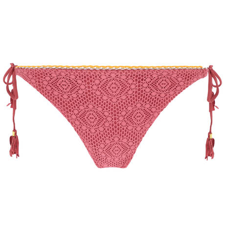 BANANA MOON Bas de maillot de bain slip ficelles galbia Couture Crochet Bois de Rose