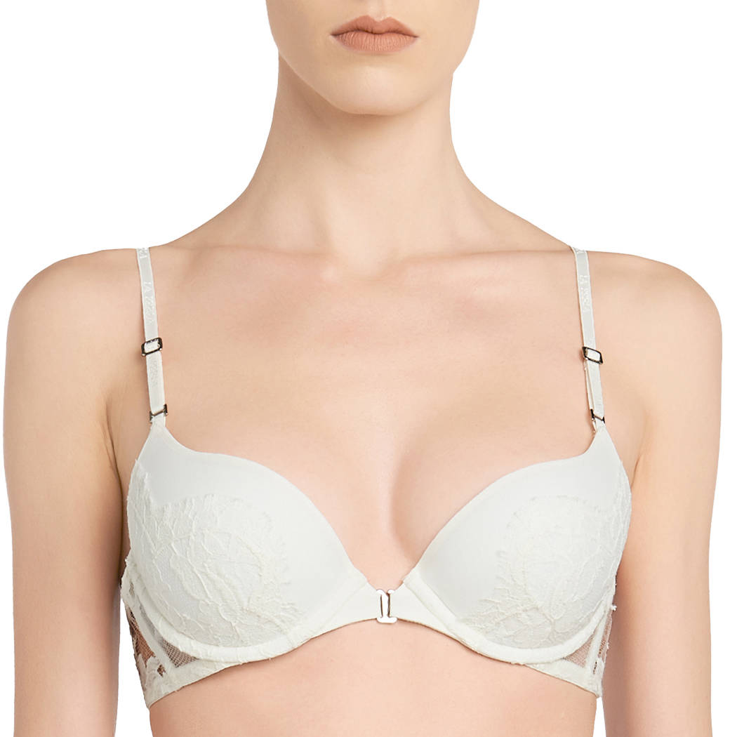 Buy La Perla Full-cup Padded Underwire Push-up Bra - Red At 76% Off