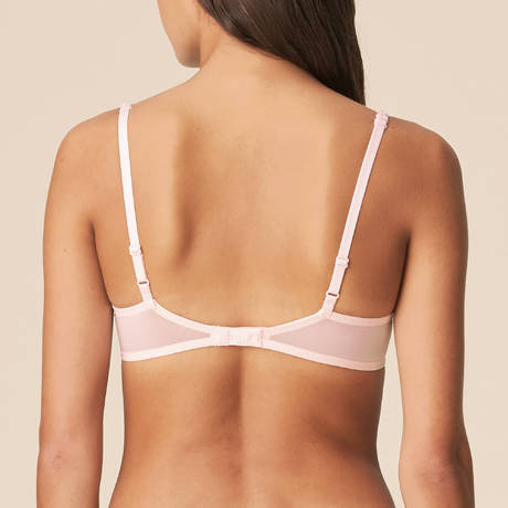 MARIE JO Soutien-gorge balconnet coutures verticales Dolores Glossy Pink
