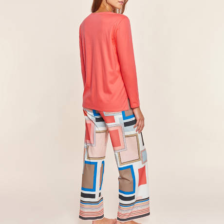 FÉRAUD Pyjama en coton Multicolor Grafik High Class Multicolore