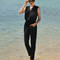 LISE CHARMEL Combinaison de plage Ajourage Couture Noir