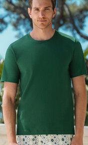 Hanro Living Shirts Leaf Green