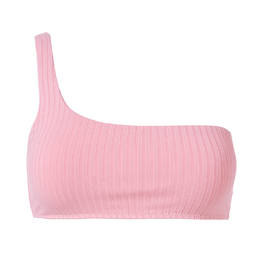 MELISSA ODABASH haut de maillot de bain bandeau asymétrique Toulouse Candy Pink
