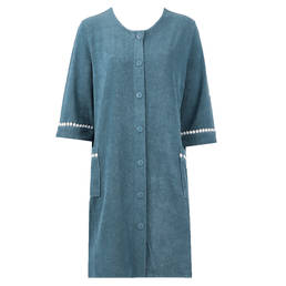 CANAT robe de chambre boutonnée en coton Top