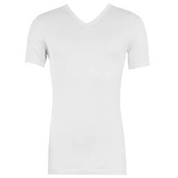 oscalito t-shirt col v homme en coton fil d'écosse filoscozia