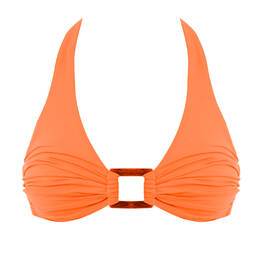 MELISSA ODABASH haut de maillot de bain triangle Paris Orange Illusion