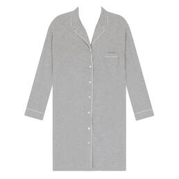 LE CHAT chemise de nuit boutonnée en coton et modal Les Intemporelles