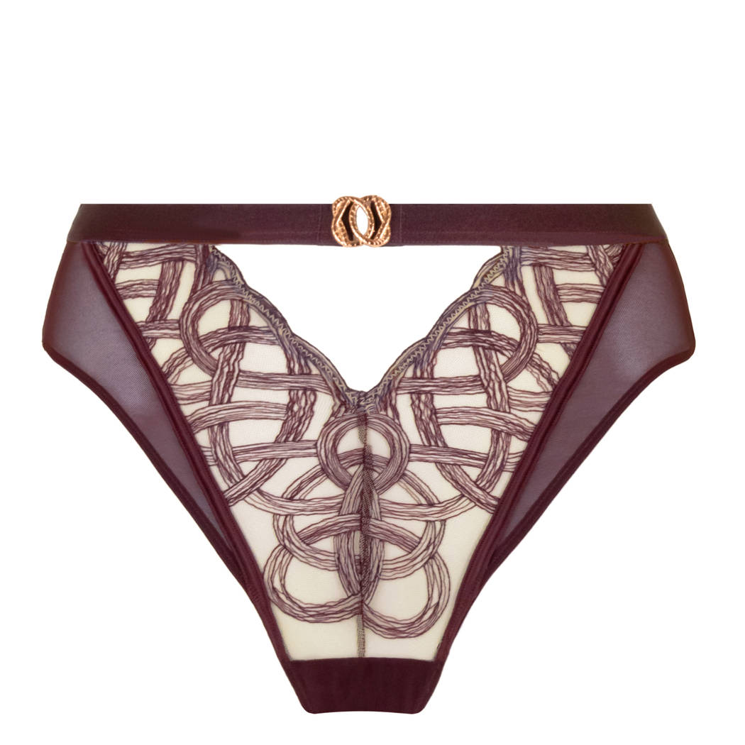 SCANTILLY string taille haute Lovers Knot